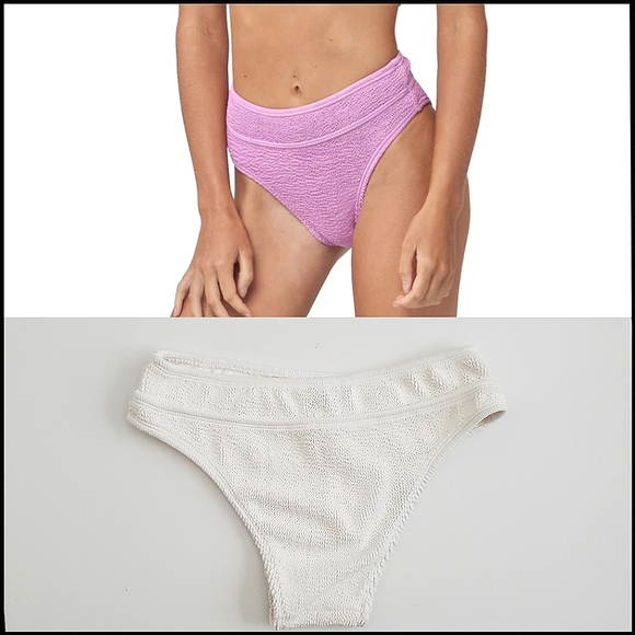 Love & Bikinis White Turks & Caicos Bottoms One Size - Picture 2 of 9